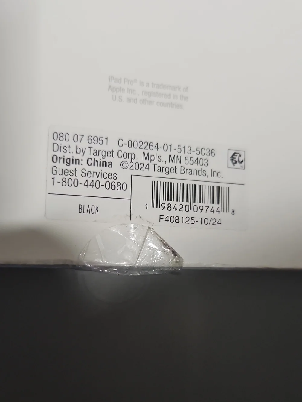 HEYDAY IPAD PRO 13 IN TABLET CASE: BLACK: NEW IN PACKAGE